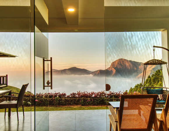 Private Balcony in Royal Suite at Chandys drizzle drops Munnar