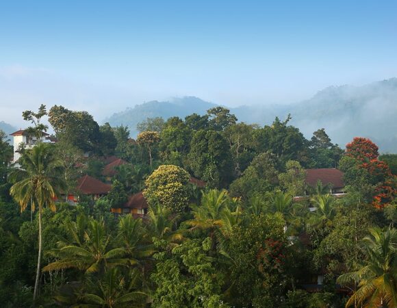 The Elephant Court hotel in Thekkady