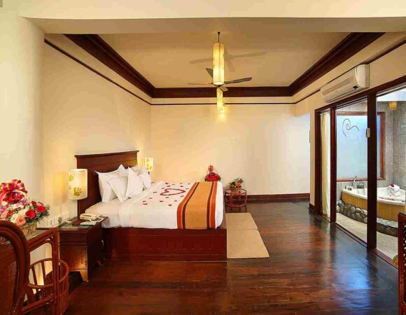 Honeymoon suite in The Elephant Court Thekkady