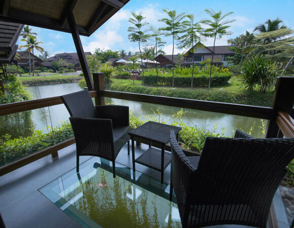 View from Balcony in Gokulam Kumarakom