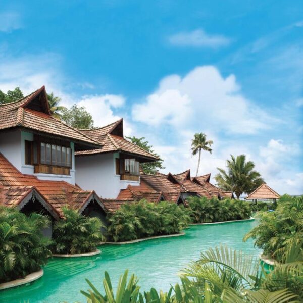 meandering Pool Villa in Kumarakom Lake Resort India