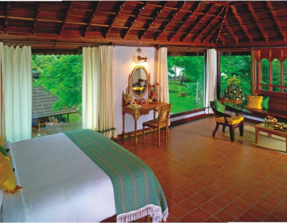 Luxury Pavilion room in Kumarakom Lake Resort