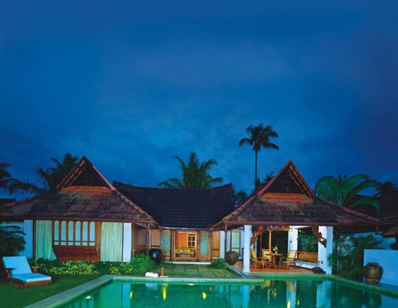 Presidential suite with private Pool in Kumarakom Lake Resort Kerala