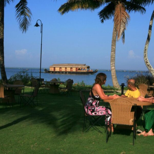 view from Lakesong resort Kumarakom