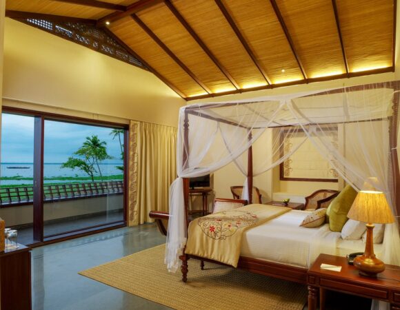 Superior Lake view villa in Niraamaya retreats & beyond Kumarakom