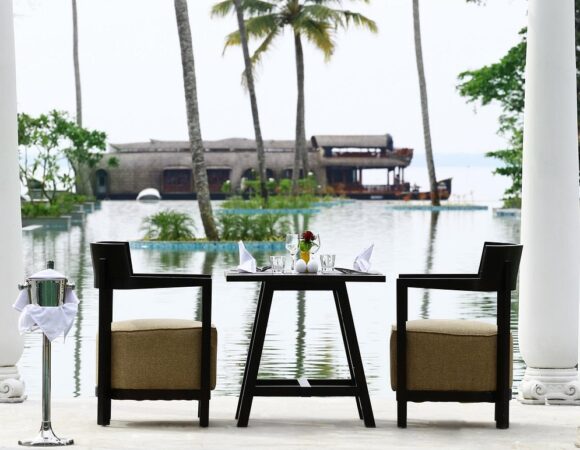 Dining area in Rhythm Kumarakom