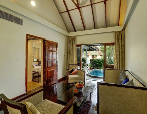 Pool Side villa with plunge pool in Rhythm Kumarakom Kerala