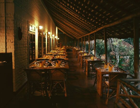 restaurant at Spice Village Kerala