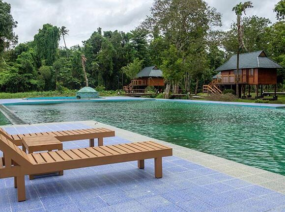 Pool at waterscapes kumarakom