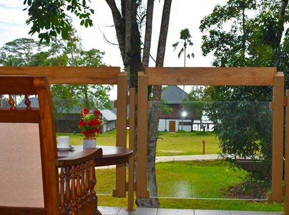 Garden view cottage in waterscapes resort kumarakom