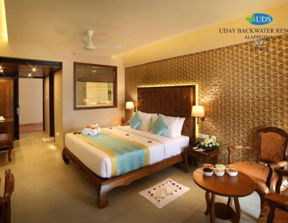 Lakeview Deluxe Room in Uday backwater resort Alleppey