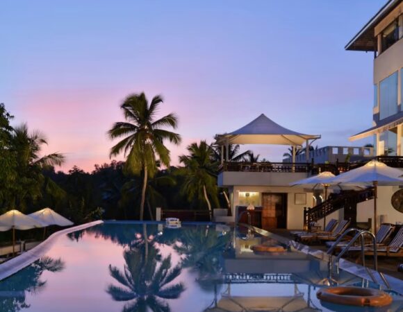 Pool at Turtle on the beach Kovalam