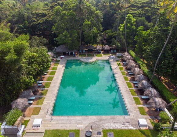 Pool at Marari beach resort