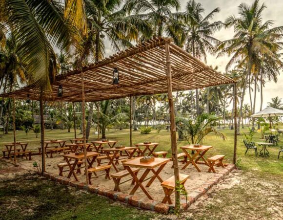 beach shack at Marari beach resort