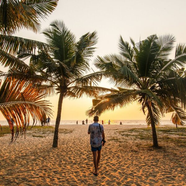 Beach front at Marari beach resort for Alleppey getaways