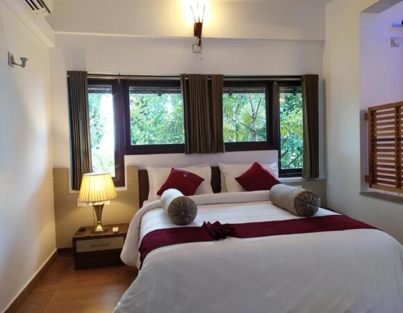 Mountain view comfort room in Mount Xanadu resort Wayanad