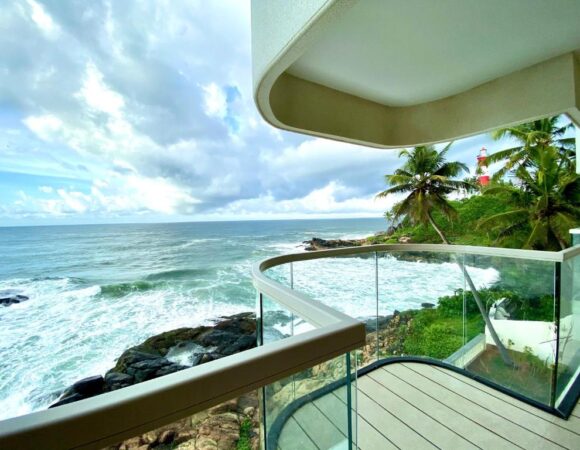 Premium Ocean view in Rockholm beach resort Kovalam