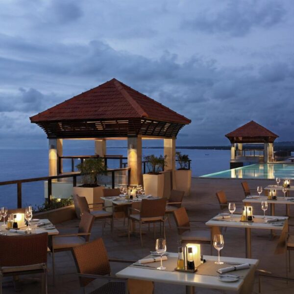 The Leela Kovalam -Sea view Dining- best for honeymoon package