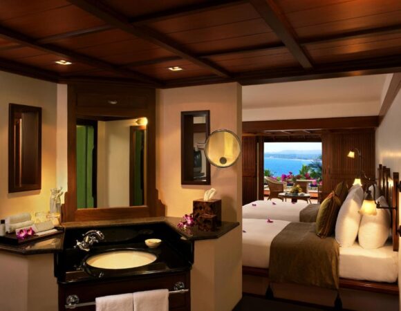 premier sea view room in The Raviz Kovalam