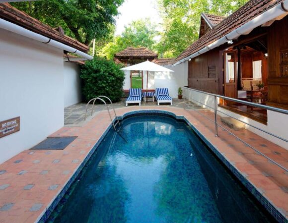 Pool Mansion in The Travancore Heritage