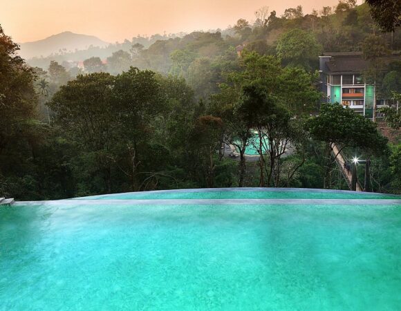 pool at Vythiri Village resort