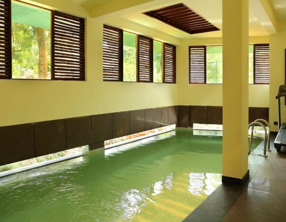 pool villa in Vythiri Village resort wayanad