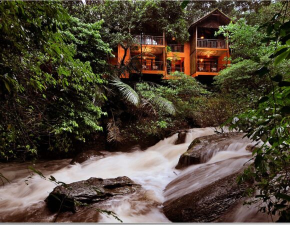 Natural stream at Vythiri resort