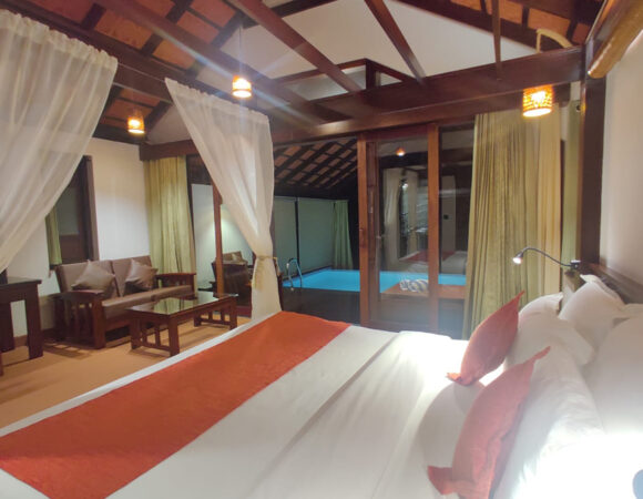 Honeymoon Villa with private pool in Vythiri resort wayanad -