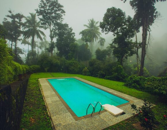 pool at After the rains resort wayanad