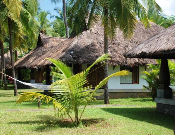 Garden view cottage in Neeleshwar hermitage