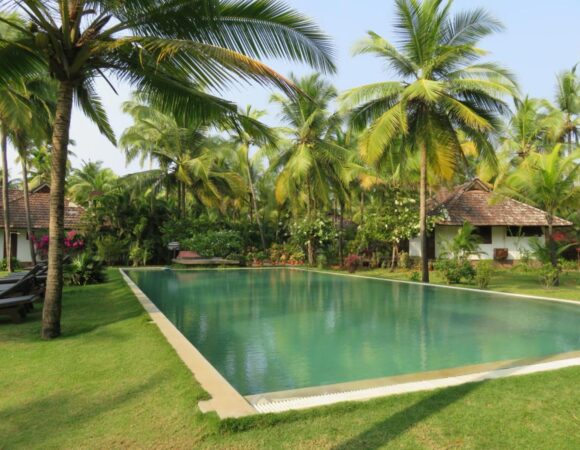 pool at Kanan beach resort Nileshwar