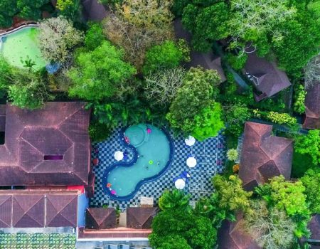 The Elephant Court resort in Thekkady