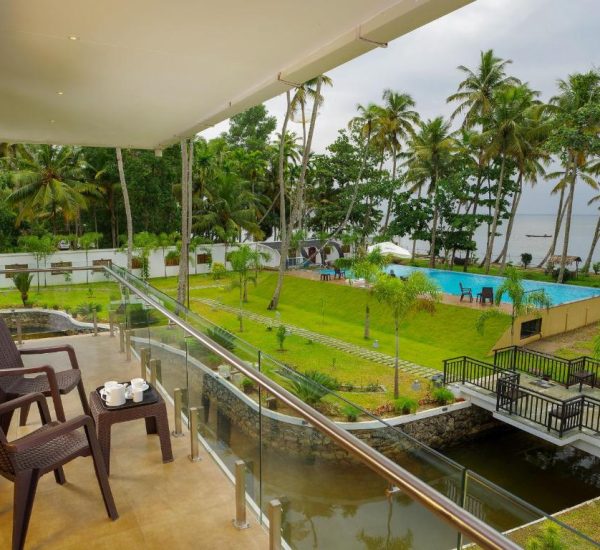 Balcony view from Lake canopy resort