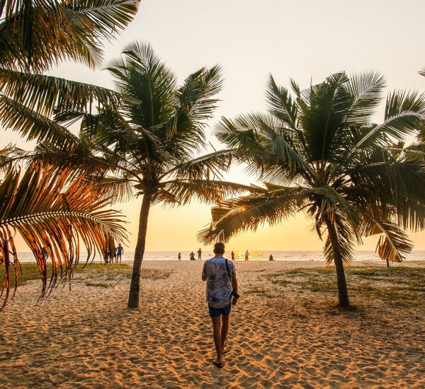 Beach front at Marari beach resort for Alleppey getaways