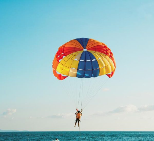 Parasailing in Kovalam