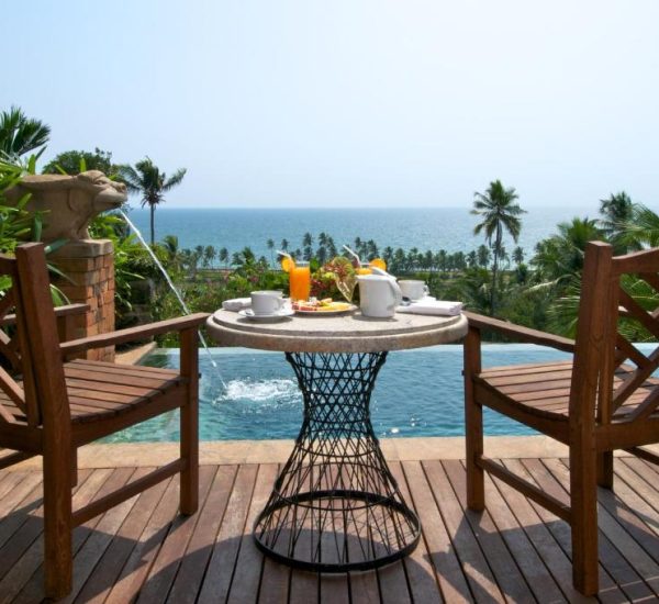 Premium Suite sea view with private plunge pool in Taj Kovalam resort