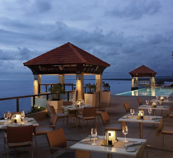 The Leela Kovalam -Sea view Dining- best for honeymoon package